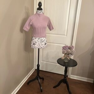 Free People Soft Pink Knit Sweater